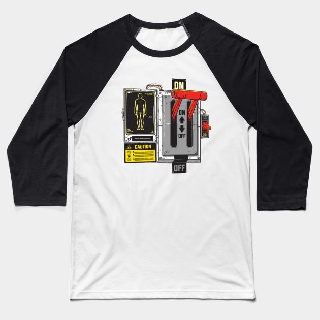 Control Panel for him Baseball T-Shirt by raxarts